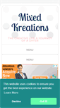 Mobile Screenshot of mixedkreations.com